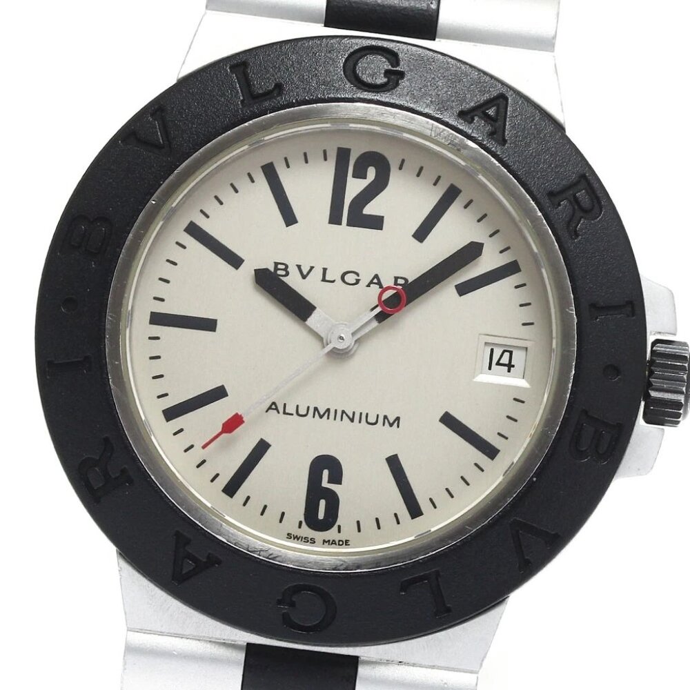 BVLGARI aluminum AL38A Date Silver Dial Automatic Men's Watch_894708 - Picture 3 of 6